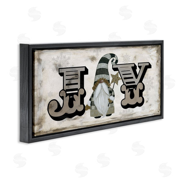 Stupell Industries Livi Finn | Joy Vintage Holiday Gnome Wall Art