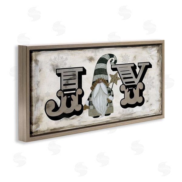 Stupell Industries Livi Finn | Joy Vintage Holiday Gnome Wall Art