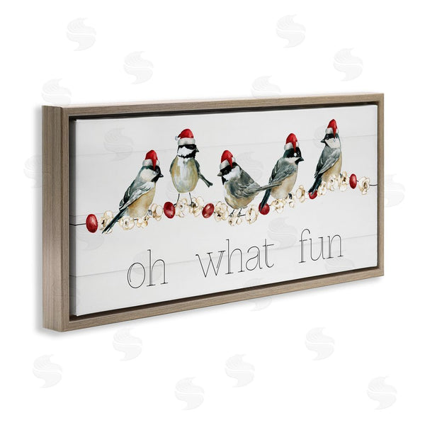 Stupell Industries Livi Finn | Oh What Fun Holiday Birds