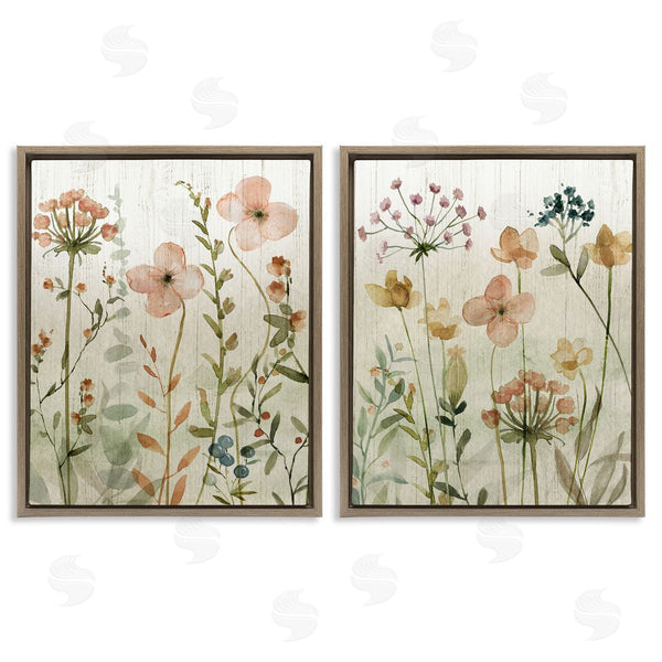 Stupell Industries Livi Finn | Pink Rustic Wildflower Collection