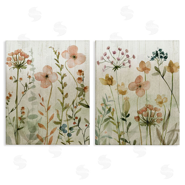 stupell industries Livi Finn | Pink Rustic Wildflower Collection