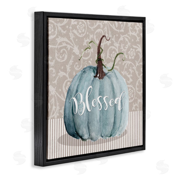 Stupell Industries Livi Finn | Seasonal Blessed Pumpkin Patterned Wall Art
