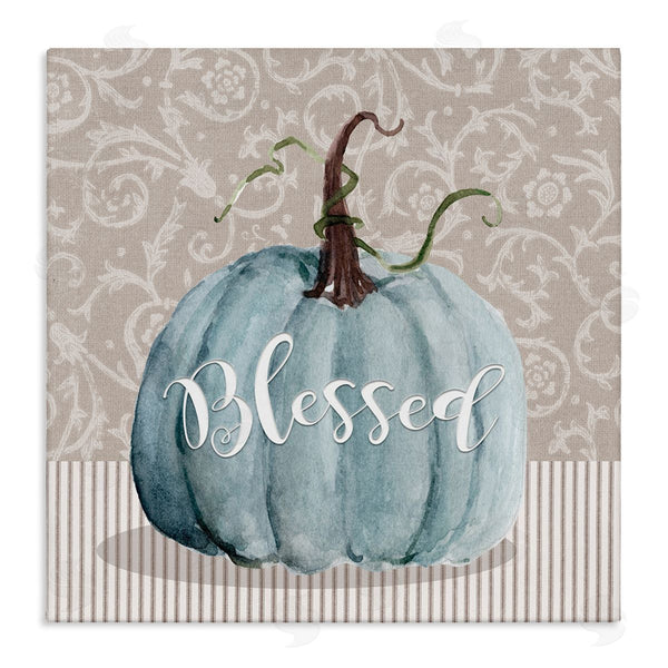 stupell industries Livi Finn | Seasonal Blessed Pumpkin Patterned Wall Art