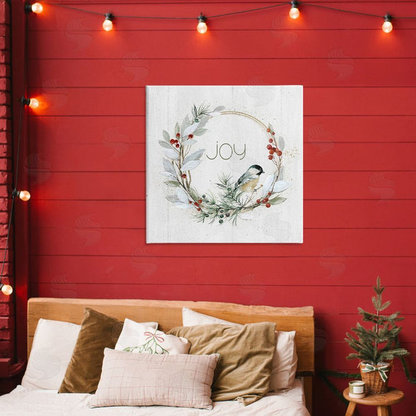 Stupell Industries Livi Finn | Simple Joy Winter Wreath Wall Art
