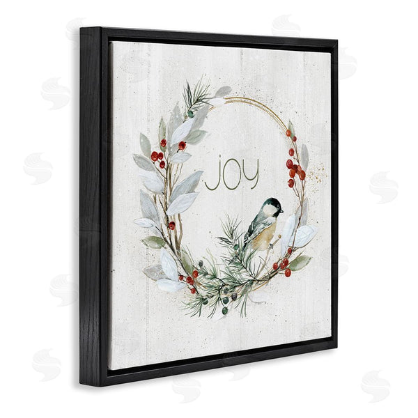 Stupell Industries Livi Finn | Simple Joy Winter Wreath Wall Art