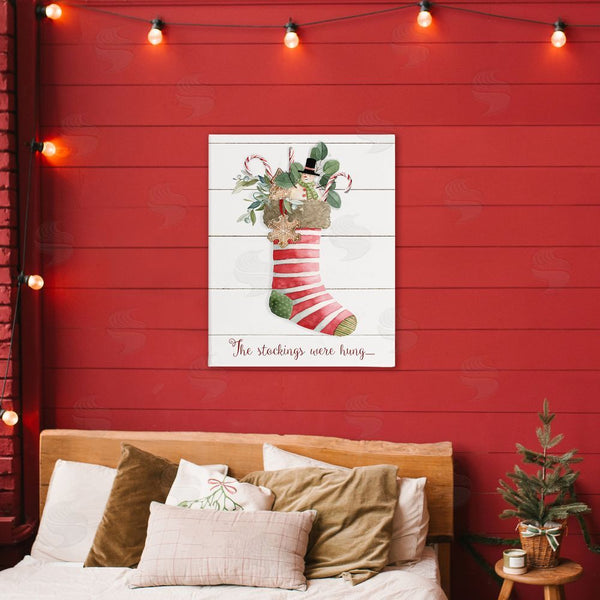 Stupell Industries Livi Finn | Striped Christmas Stocking