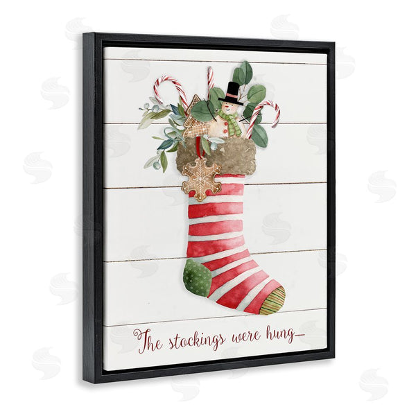 Stupell Industries Livi Finn | Striped Christmas Stocking