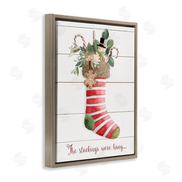 Stupell Industries Livi Finn | Striped Christmas Stocking