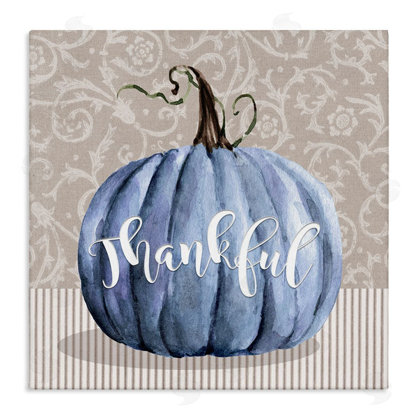 stupell industries Livi Finn | Thankful Patterned Fall Pumpkin Wall Art