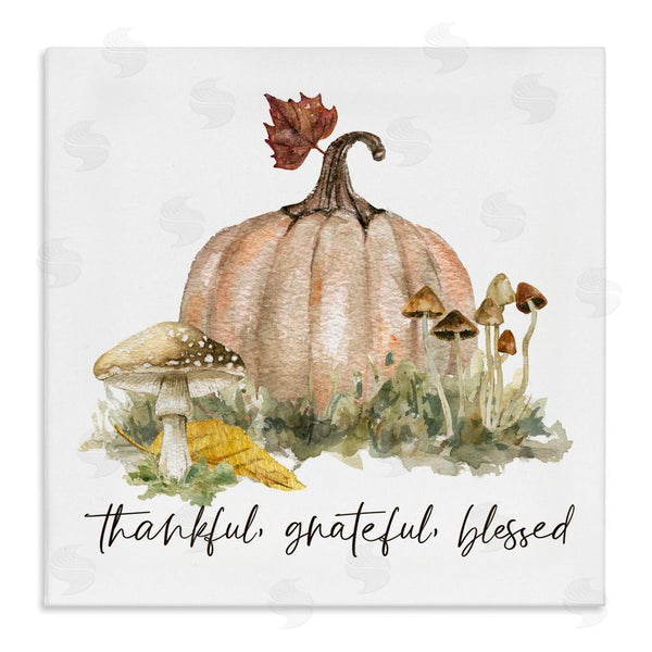 stupell industries Livi Finn | Thankful Pumpkin & Mushrooms