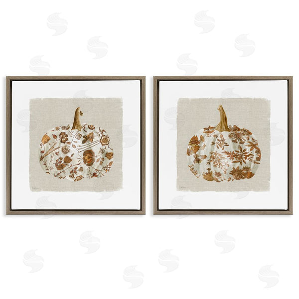 Stupell Industries Livi Finn | Vintage Patterned Pumpkins Wall Art