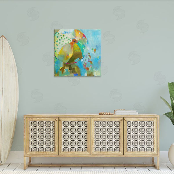 Stupell Industries Liz Jardine | Abstract Beach Ball Wall Art