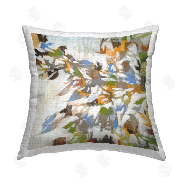 Stupell Industries Liz Jardine | Abstract Birds On Branches Printed Throw Pillow