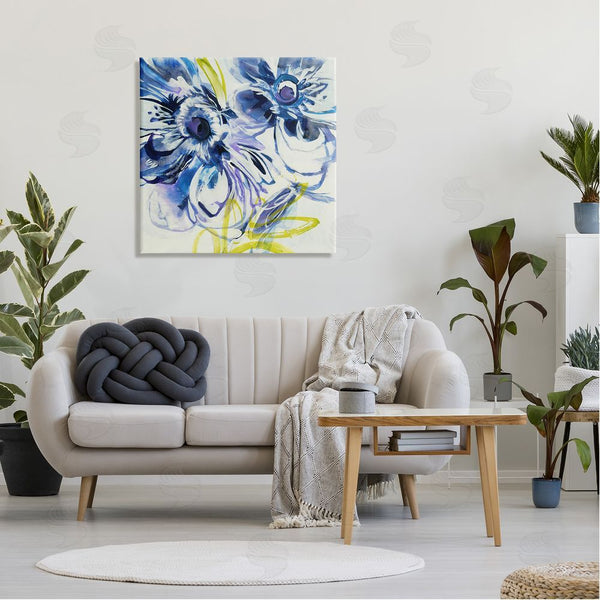 Stupell Industries Liz Jardine | Abstract Blue Blossoms Wall Art