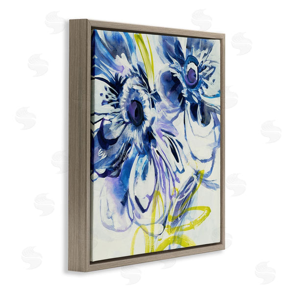 Stupell Industries Liz Jardine | Abstract Blue Blossoms Wall Art