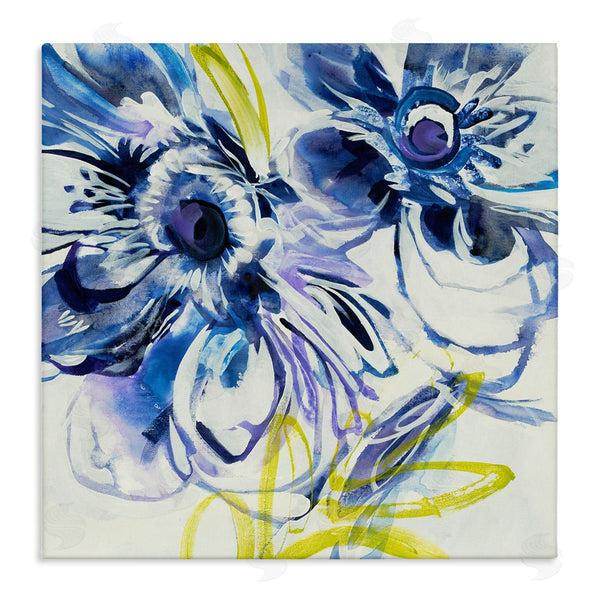 stupell industries Liz Jardine | Abstract Blue Blossoms Wall Art