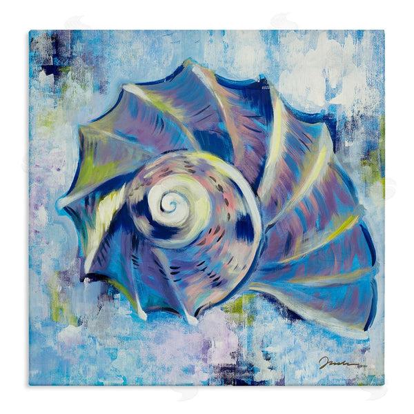 stupell industries Liz Jardine | Abstract Blue Nautilus Wall Art