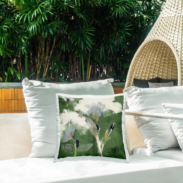 Stupell Industries Liz Jardine | Abstract Botanical Buds Printed Throw Pillow