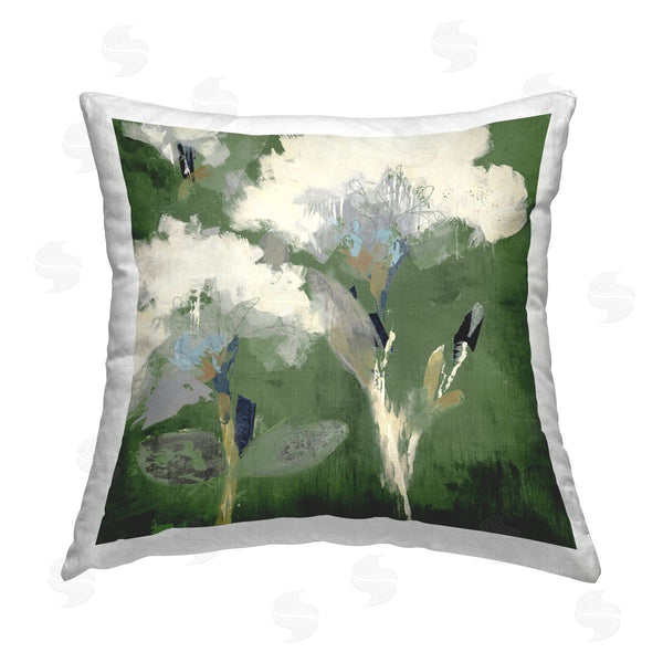 stupell industries Liz Jardine | Abstract Botanical Buds Printed Throw Pillow
