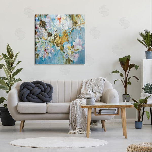 Stupell Industries Liz Jardine | Abstract Flower Blossoms Branches Nature White Petals Wall Art