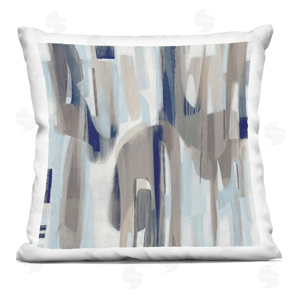 stupell industries Liz Jardine | Abstract Neutral Tones Arrangement Printed Throw Pillow