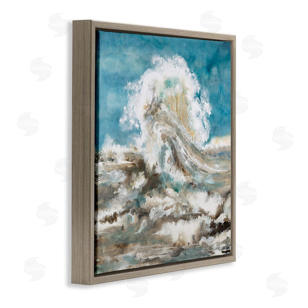 Stupell Industries Liz Jardine | Abstract Ocean Splash Wall Art