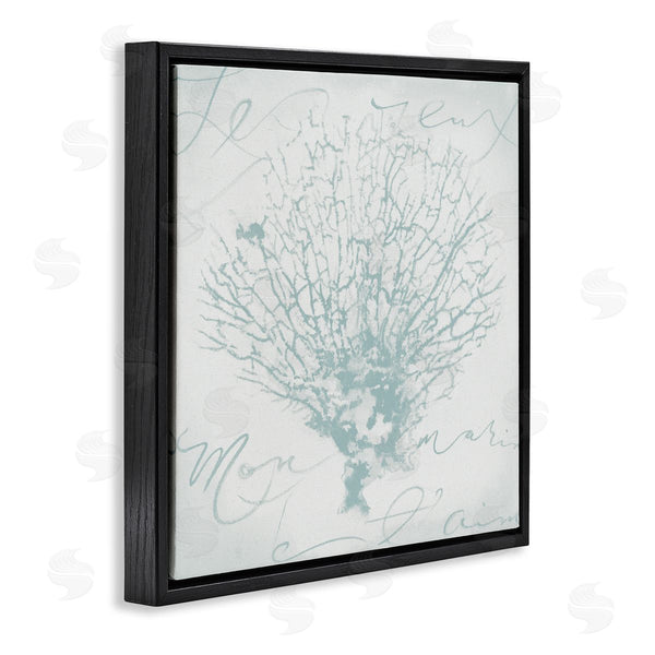 Stupell Industries Liz Jardine | Abstract Soft Blue Coral