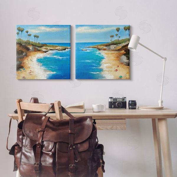 Stupell Industries Liz Jardine | Beach Cove Landscape Wall Art