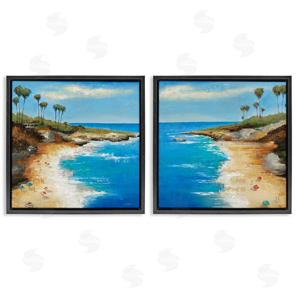 Stupell Industries Liz Jardine | Beach Cove Landscape Wall Art