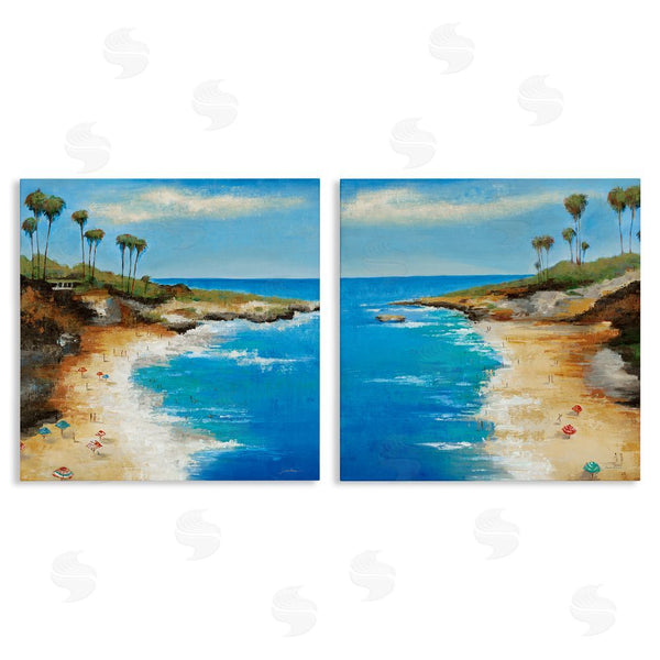 stupell industries Liz Jardine | Beach Cove Landscape Wall Art
