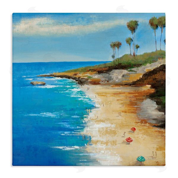 stupell industries Liz Jardine | Beach Landscape Cove Wall Art