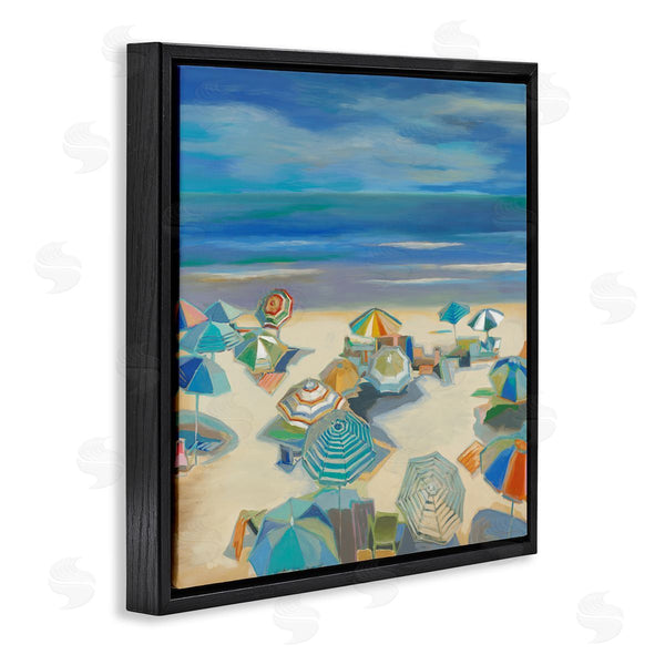 Stupell Industries Liz Jardine | Beach Umbrellas On Shore Wall Art