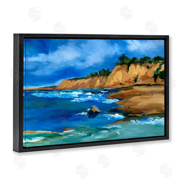 Stupell Industries Liz Jardine | Beachside Cliffs Landscape Wall Art