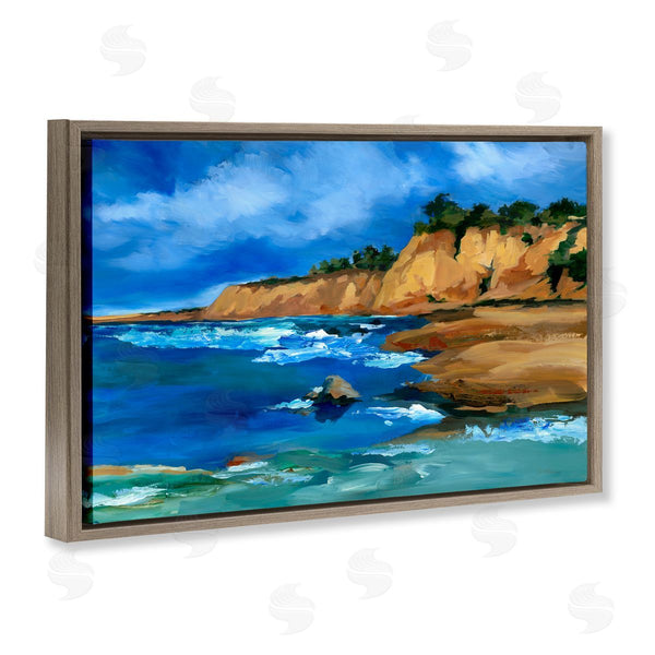 Stupell Industries Liz Jardine | Beachside Cliffs Landscape Wall Art