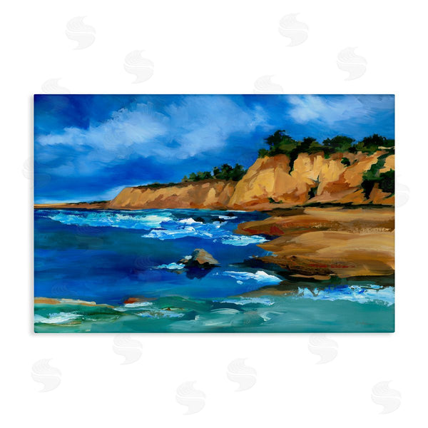 stupell industries Liz Jardine | Beachside Cliffs Landscape Wall Art