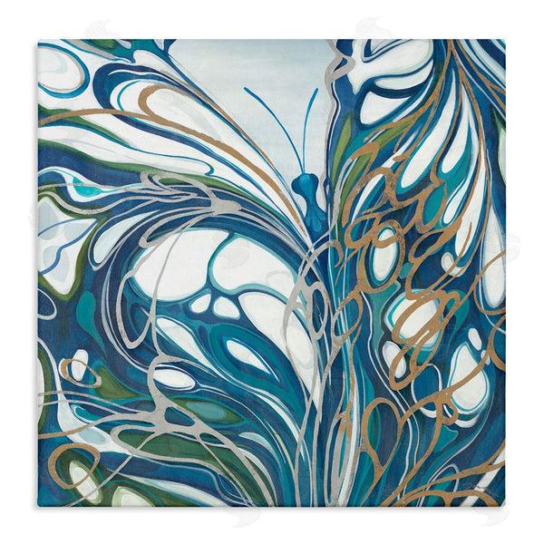 stupell industries Liz Jardine | Blue Abstract Butterfly Wall Art