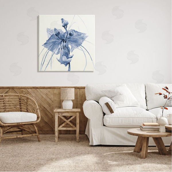 Stupell Industries Liz Jardine | Blue Abstract Orchid Wall Art
