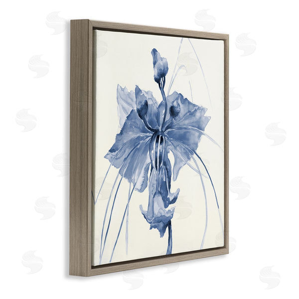 Stupell Industries Liz Jardine | Blue Abstract Orchid Wall Art