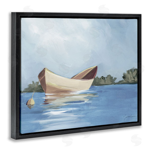 Stupell Industries Liz Jardine | Boat Floating On Lake Wall Art
