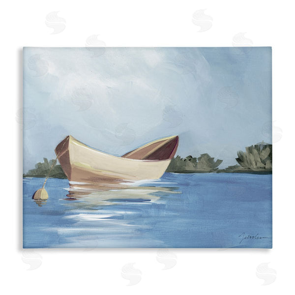 stupell industries Liz Jardine | Boat Floating on Lake Wall Art