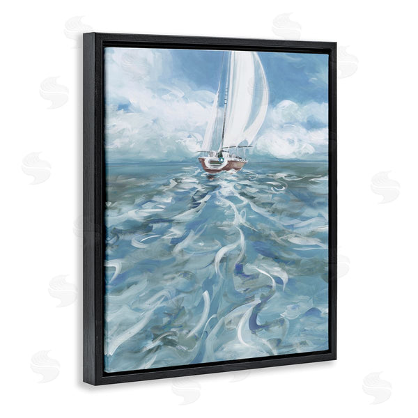 Stupell Industries Liz Jardine | Boat Waves Wake Painting Wall Art
