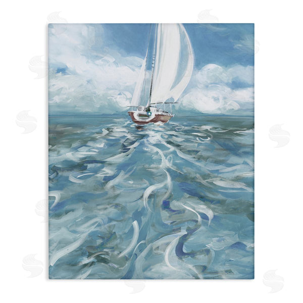 stupell industries Liz Jardine | Boat Waves Wake Painting Wall Art
