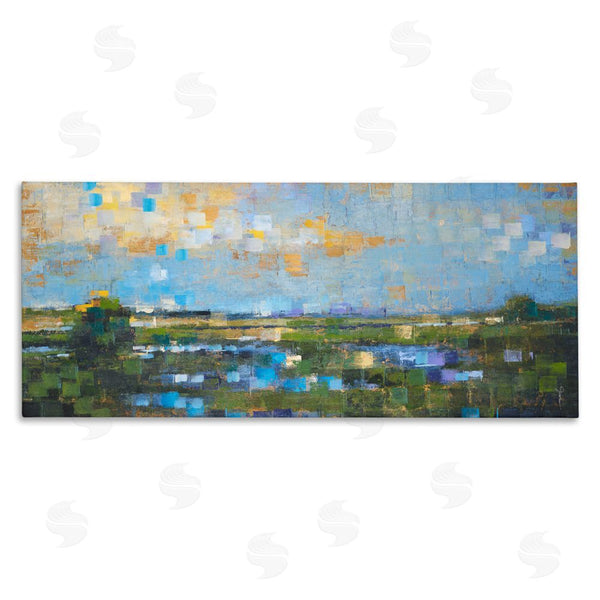 stupell industries Liz Jardine | Brushed River Landscape Wall Art