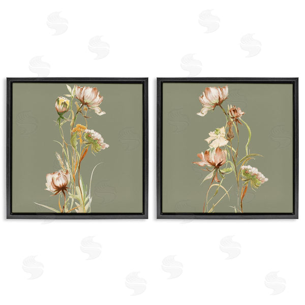 Stupell Industries Liz Jardine | Classic Blooms On Green Wall Art