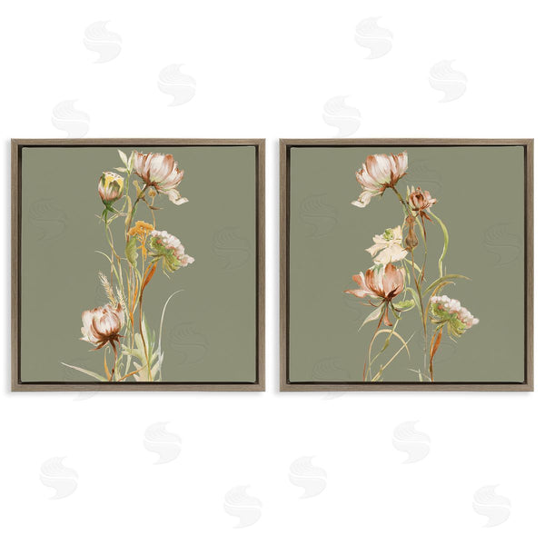 Stupell Industries Liz Jardine | Classic Blooms On Green Wall Art