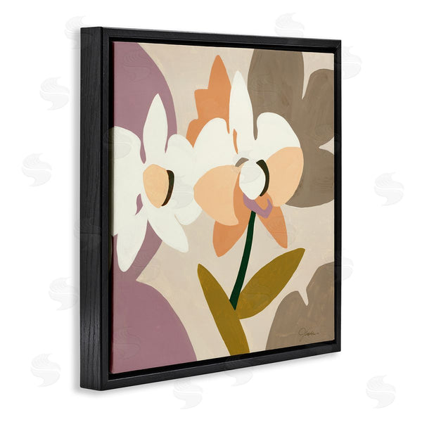 Stupell Industries Liz Jardine | Contemporary Beige Orchids Wall Art