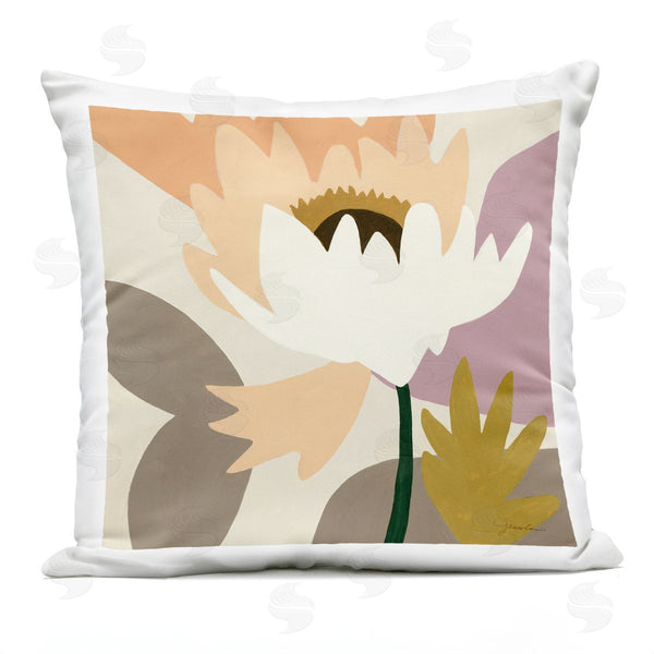 Stupell Industries Liz Jardine | Contemporary Flower Blossom Shapes Printed Throw Pillow