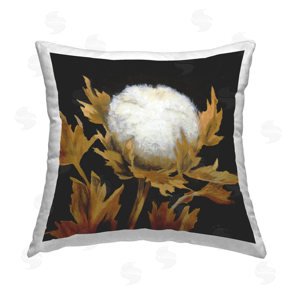 stupell industries Liz Jardine | Cotton Flower Blossom Printed Throw Pillow