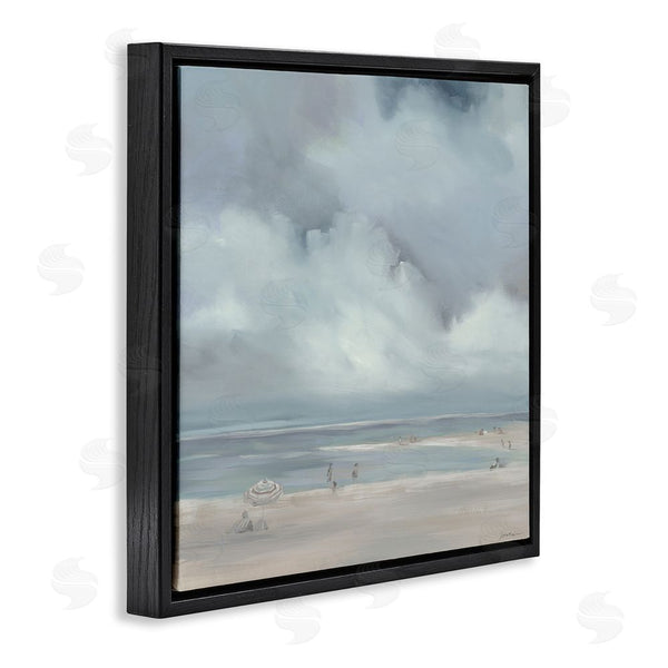 Stupell Industries Liz Jardine | Foggy Beach Landscape Wall Art