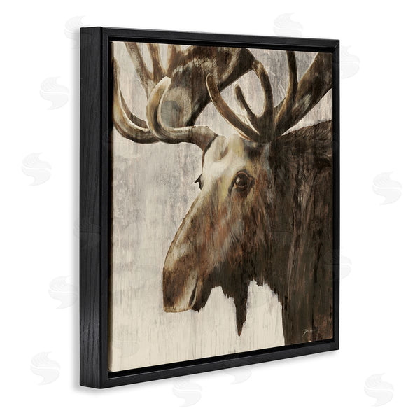Stupell Industries Liz Jardine | Forest Moose Distressed